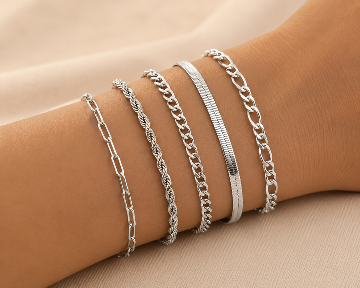 Ellis set armbanden in goudkleur