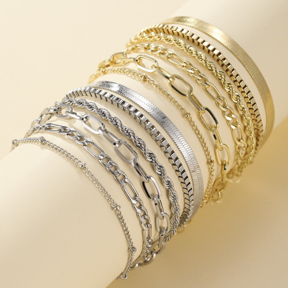 Ellis set armbanden in goudkleur