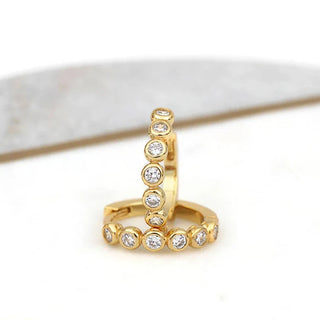 Luxe Fashion Creolen mit Zirkonia