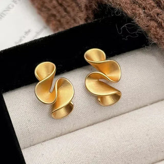 Lucia Sofia Silber- und Gold-Ohrringe