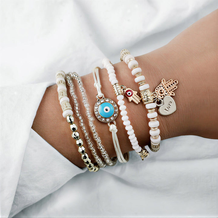 Gouden Hamsa Armbandenset