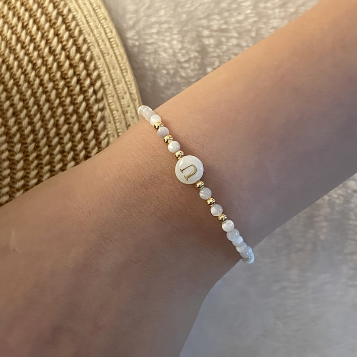 Parel Initiaal Armband