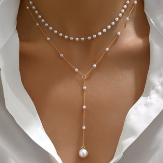 Oplopende Parelstreng Ketting