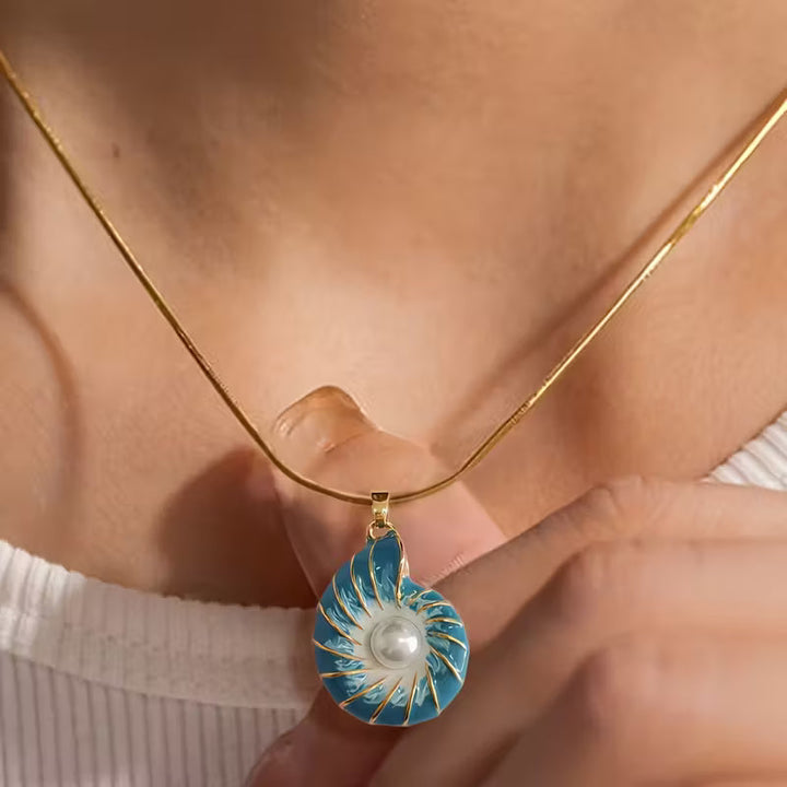 Schelp Parel Hangerketting