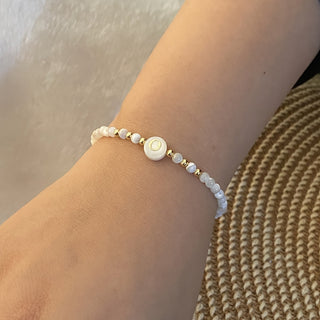 Parel Initiaal Armband