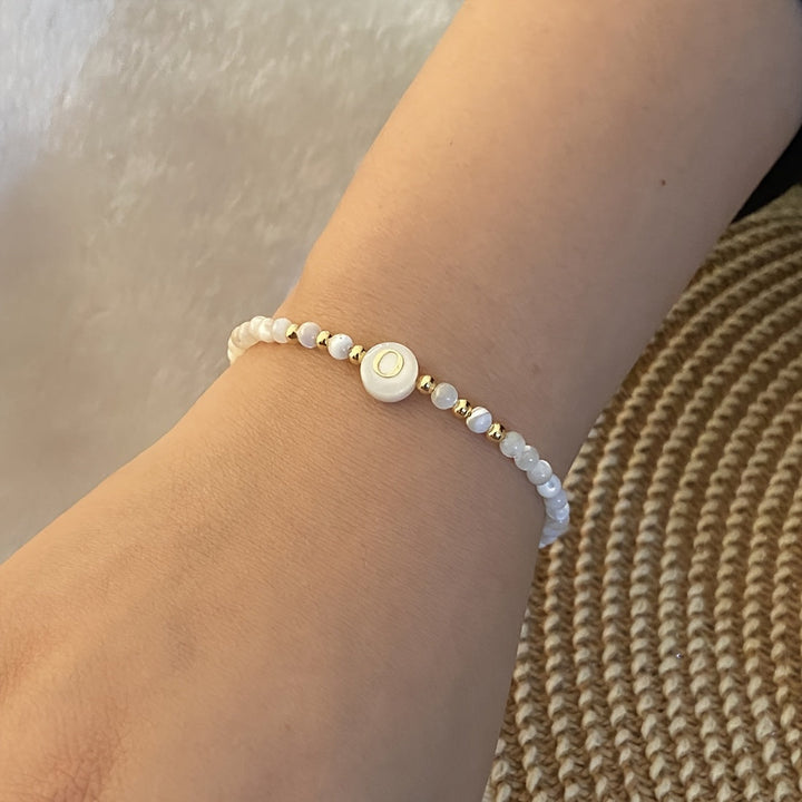Parel Initiaal Armband