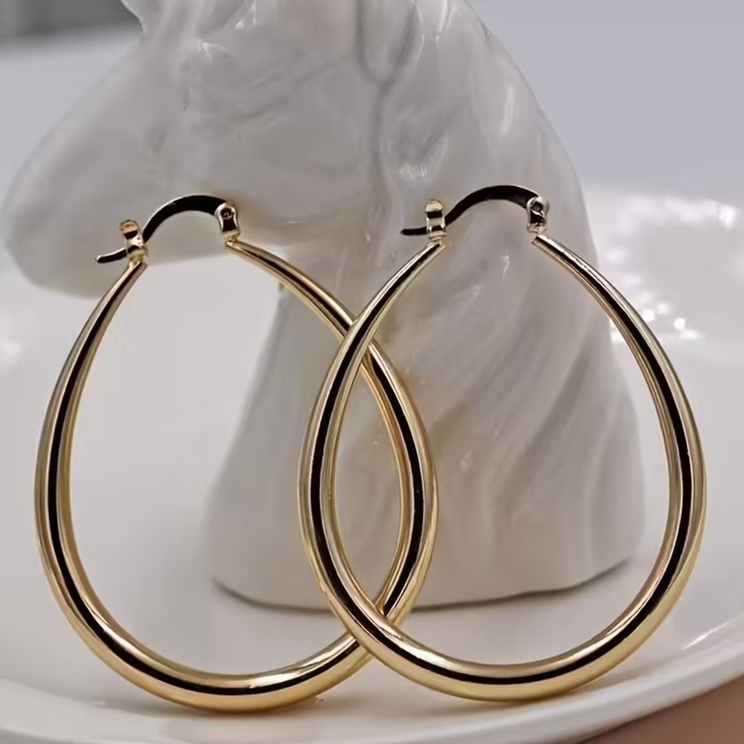 Exklusive Vintage-Gold-Ohrringe