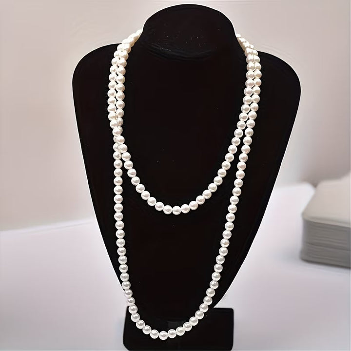 Tijdloze Dubbele Parelketting