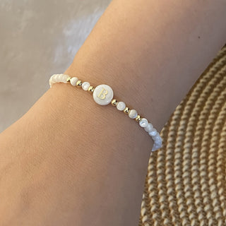 Parel Initiaal Armband