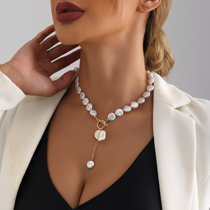 Barokparel Toggle Ketting