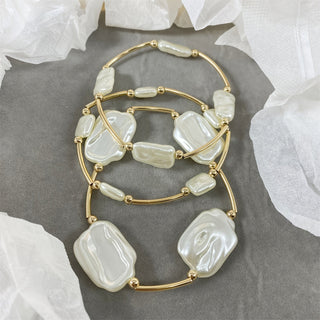 Barok Parel Armbanden Set van 3