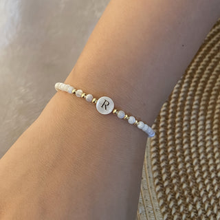Parel Initiaal Armband