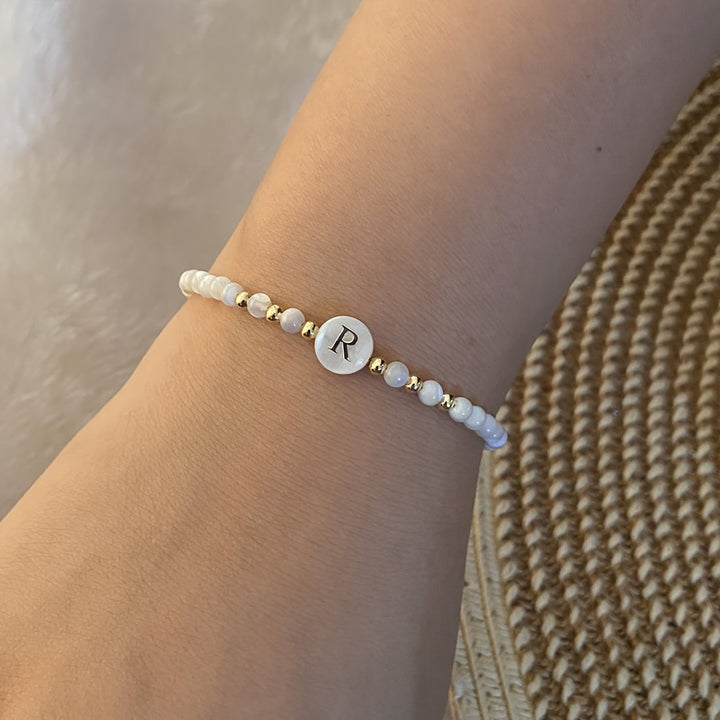 Parel Initiaal Armband