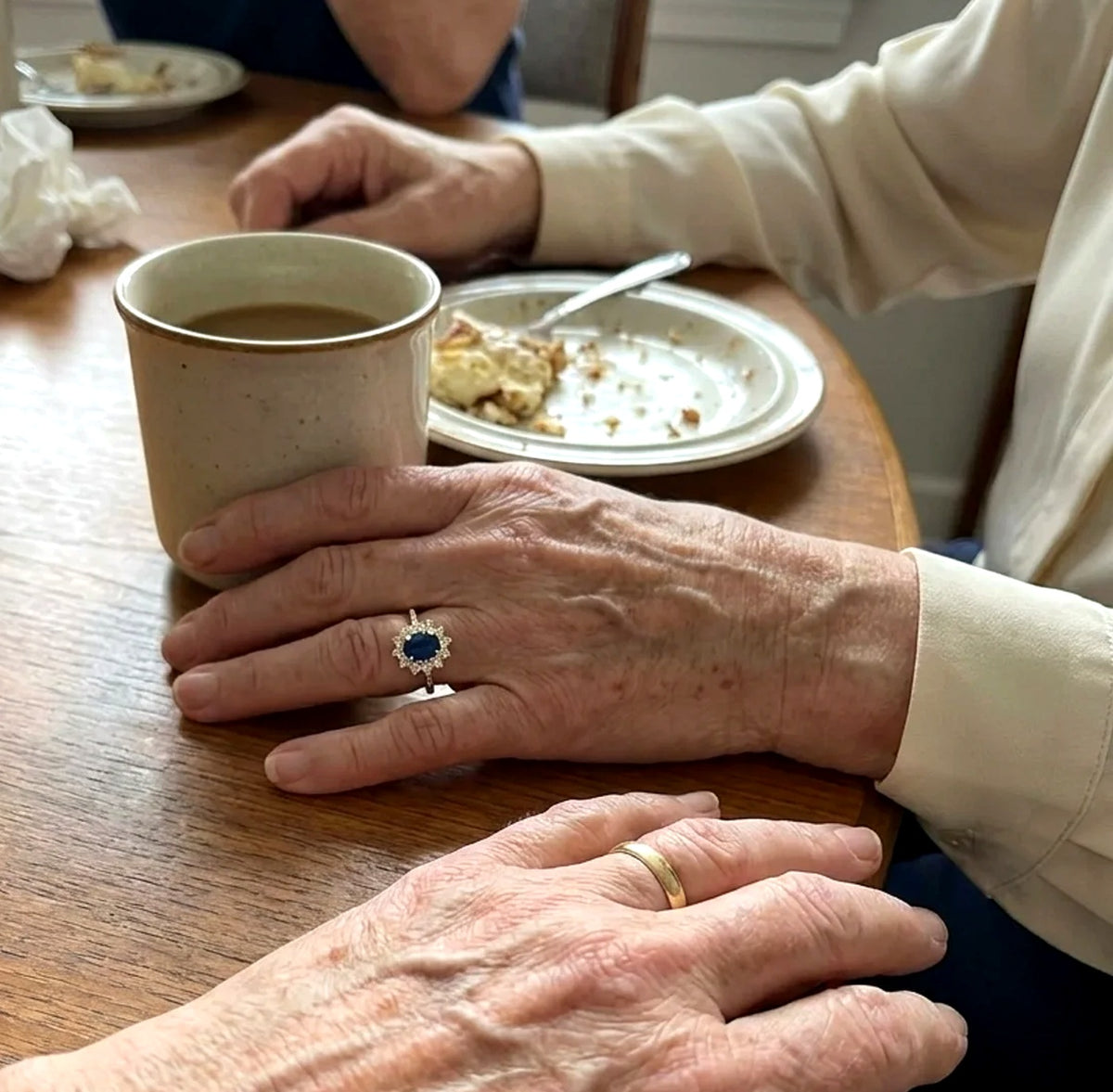 De ring van bij mijn schoonzus. Daar is het mee begonnen.