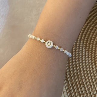 Parel Initiaal Armband