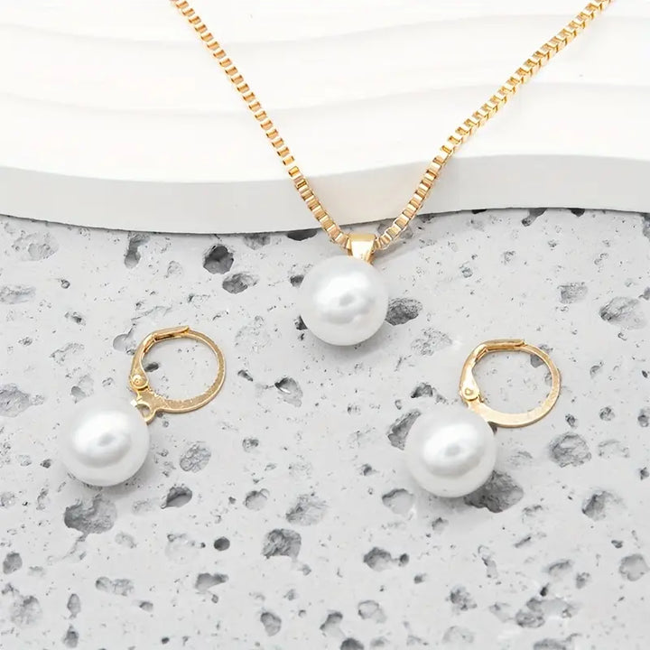 Sierlijke Parelketting Set