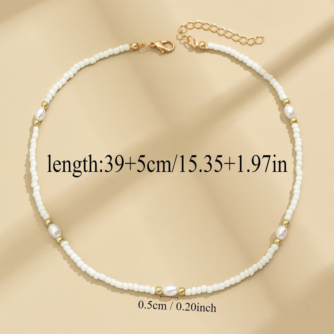 Fijne Parelkralen Ketting