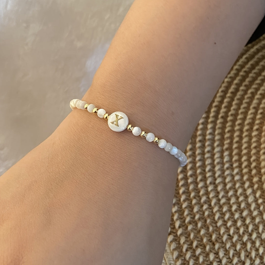Parel Initiaal Armband