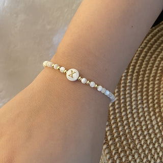Parel Initiaal Armband