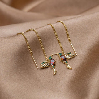 Kolorful Chic Ohrringe mit Kolibri-Motiv