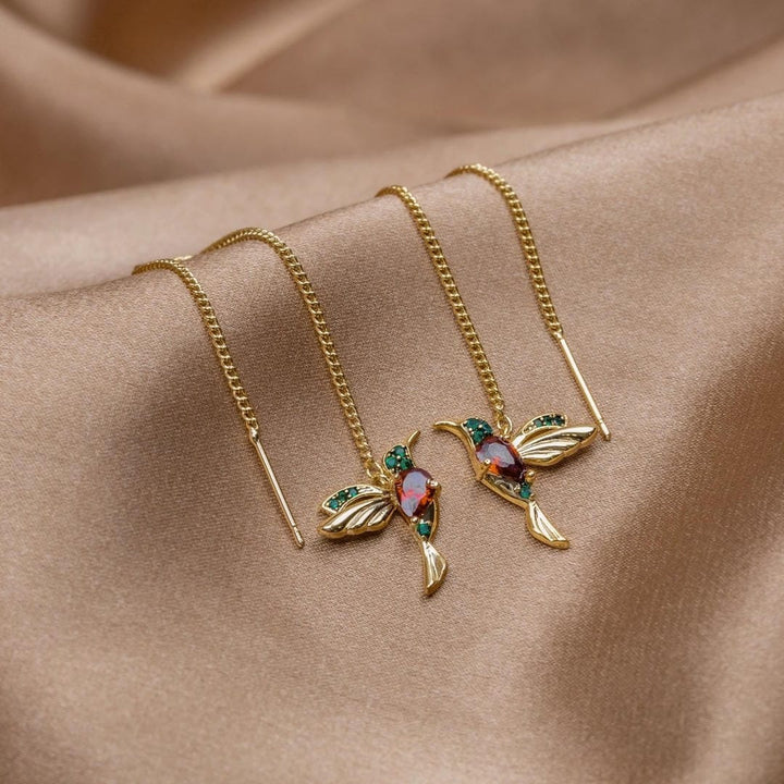 Kolorful Chic Ohrringe mit Kolibri-Motiv