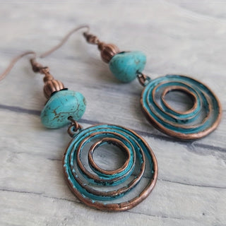 Retro Boho-Creolen