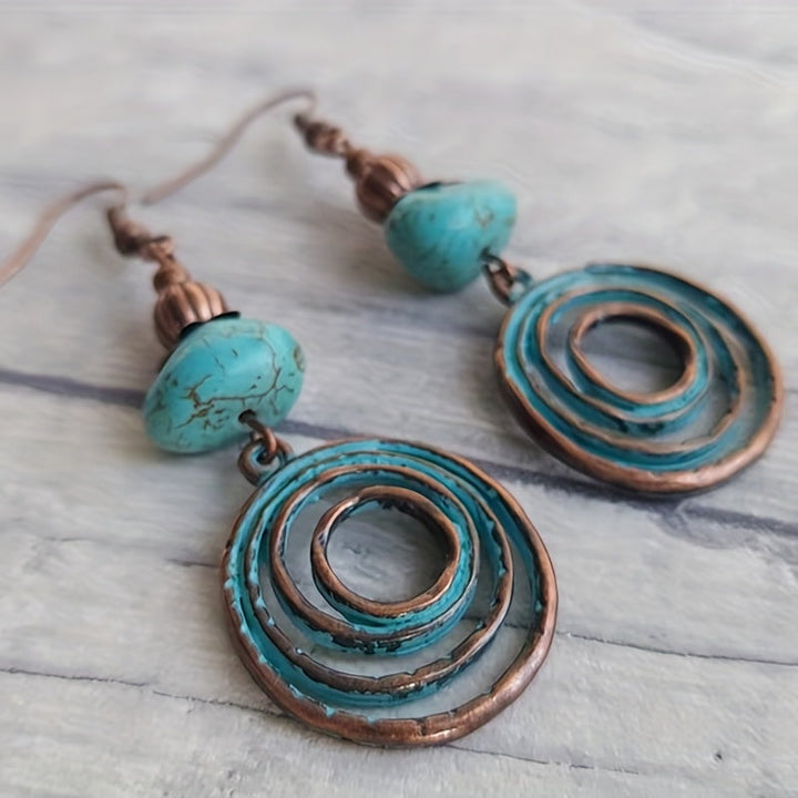 Retro Boho-Creolen