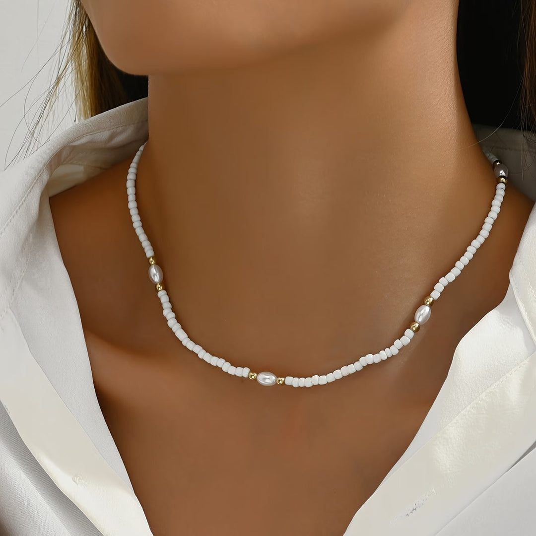 Fijne Parelkralen Ketting