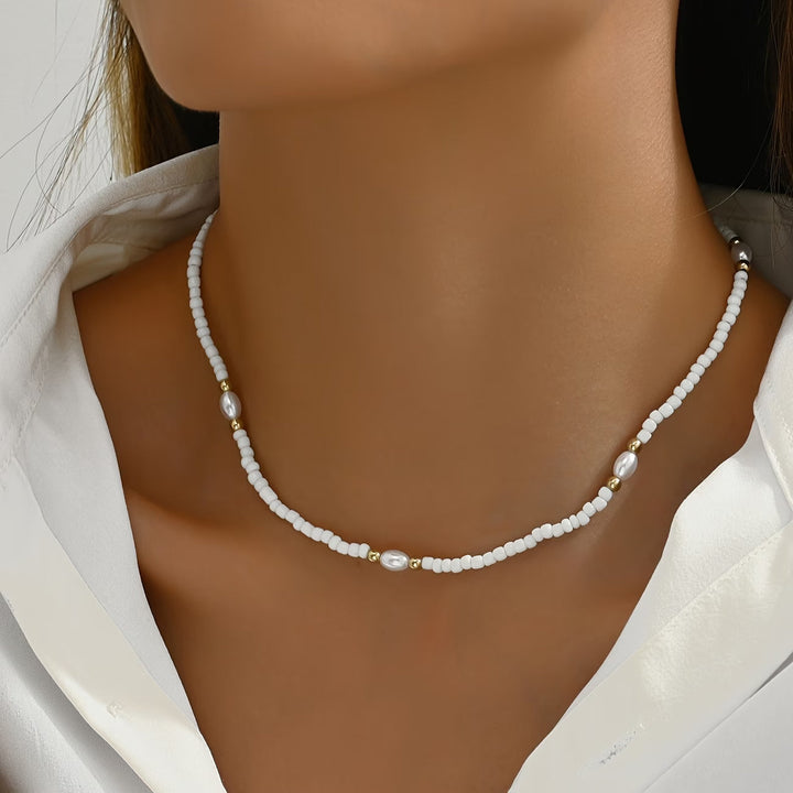 Fijne Parelkralen Ketting