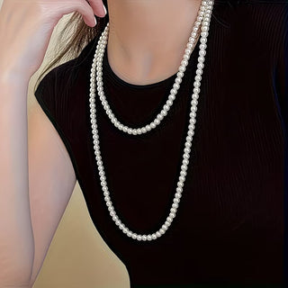 Tijdloze Dubbele Parelketting