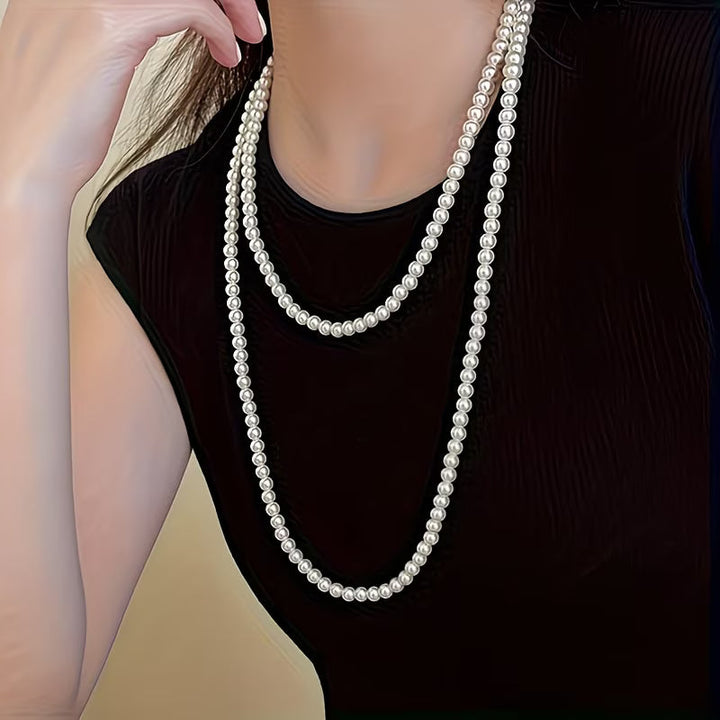 Tijdloze Dubbele Parelketting