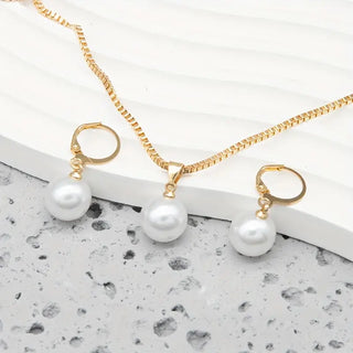 Sierlijke Parelketting Set
