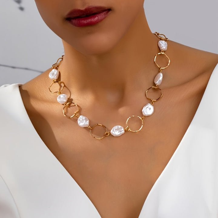 Vintage Barokparel Schakelketting