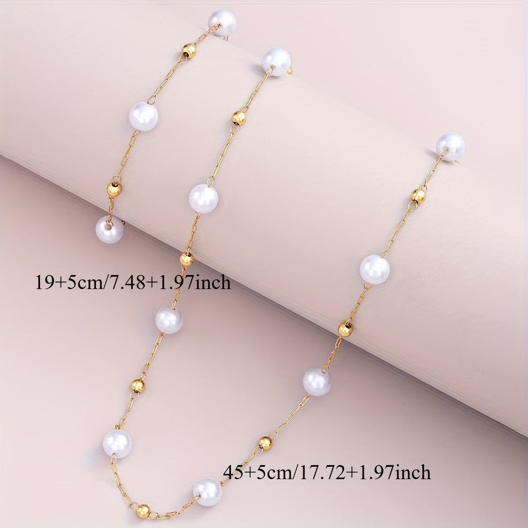 Delicate Parelketting Set