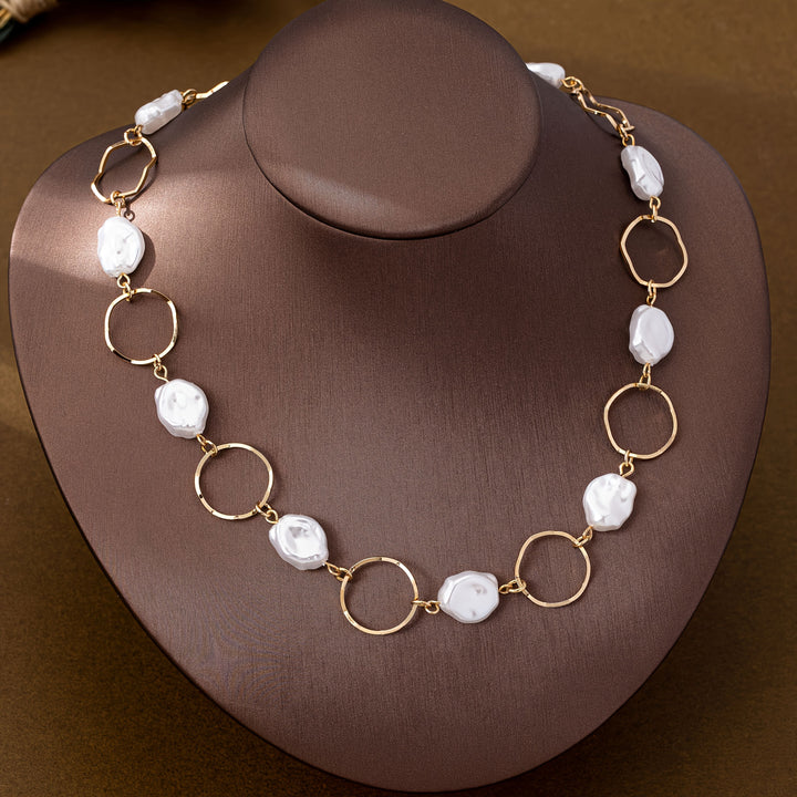 Vintage Barokparel Schakelketting