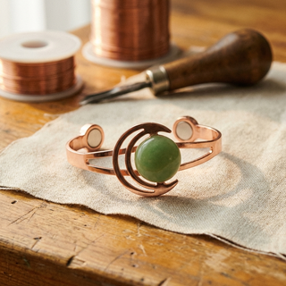 Sphäre Armband aus grünem Kupfer