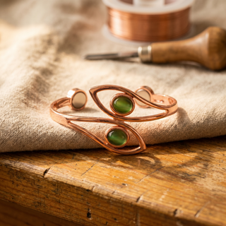 Opal-Kupferarmband