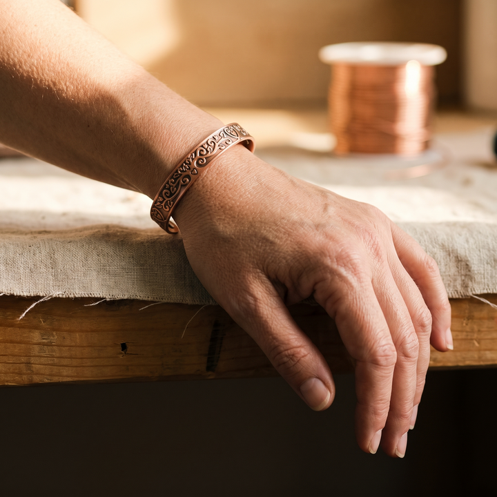 Flora Kupferarmband
