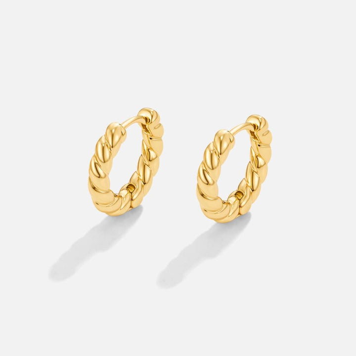 Gold Twist Ohrringe