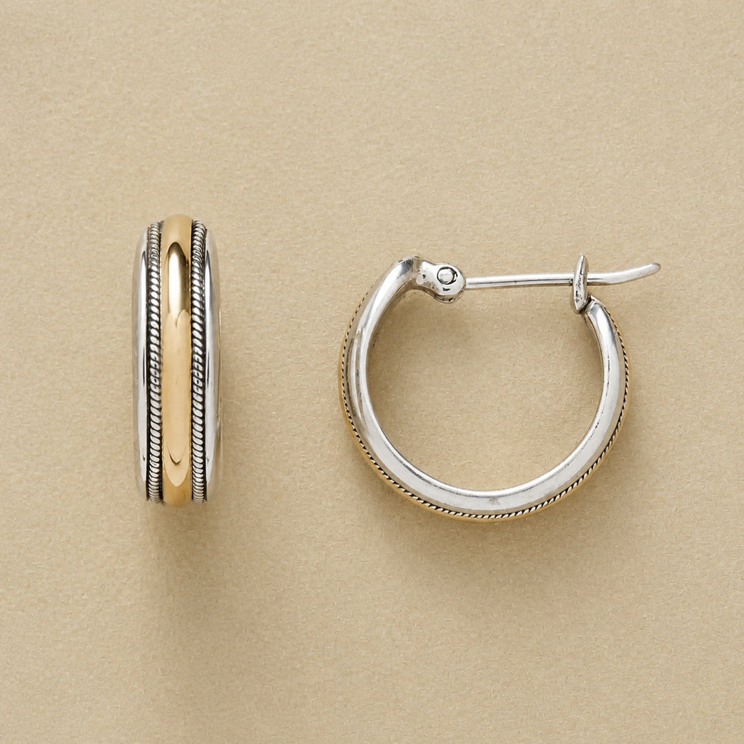 Creolen Gold-Linie Silber