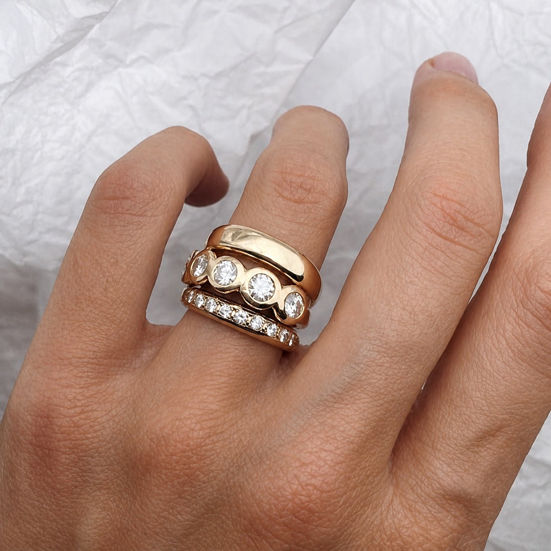 Ring Geschmiedetes Gold