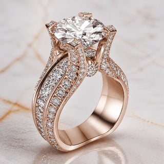 Ring Handgefertigt mit Zirkonia