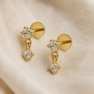 Minimale Piercing-Steckerohrringe