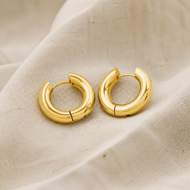 Goldene Kaiserin-Ohrringe